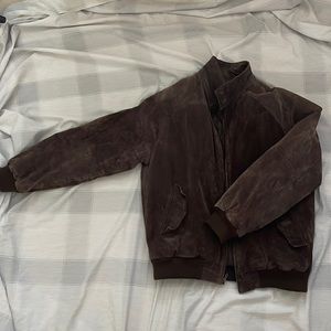Van Heusen brown suede jacket